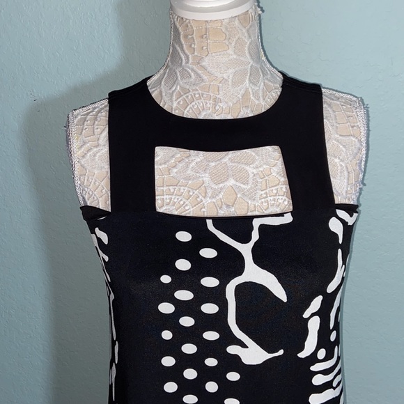 Like new Eva Varro Abstract Pattern Sleeveless Shift Dress - Picture 3 of 7